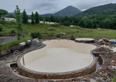 Projekat izrade bazena Pakovraće početni radovi